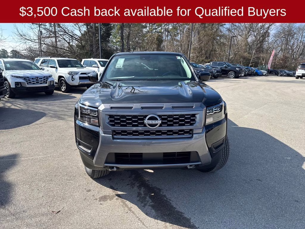 2026 Super Black Nissan Frontier SV 4X4 Truck