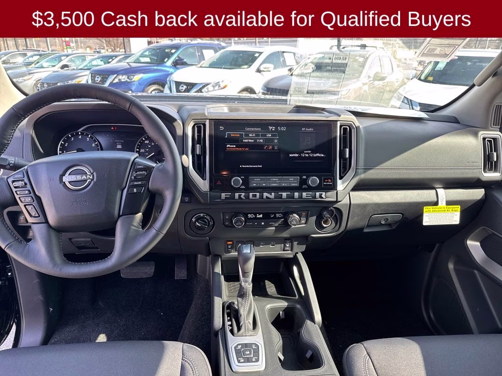 2026 Super Black Nissan Frontier SV 4X4 Truck