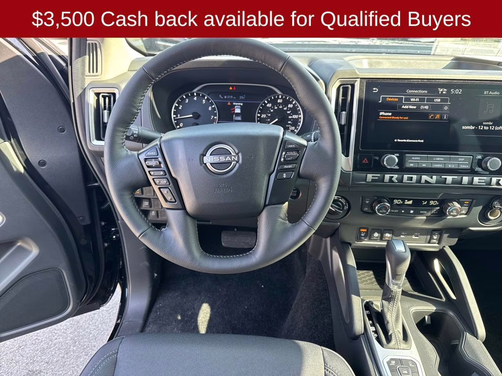 2026 Super Black Nissan Frontier SV 4X4 Truck