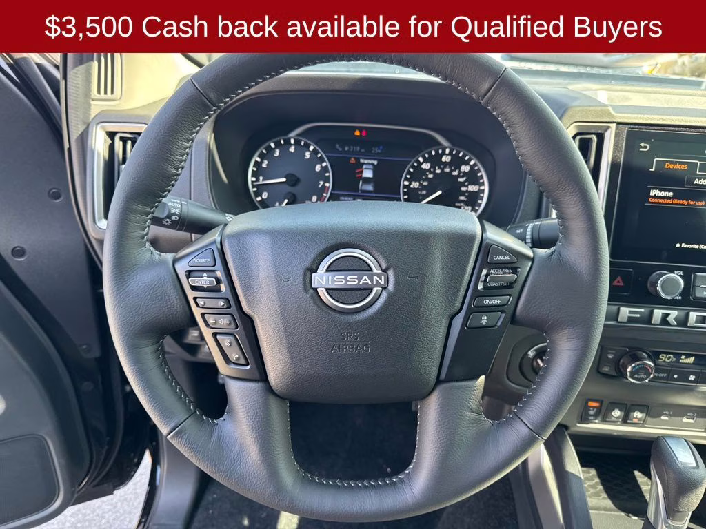 2026 Super Black Nissan Frontier SV 4X4 Truck