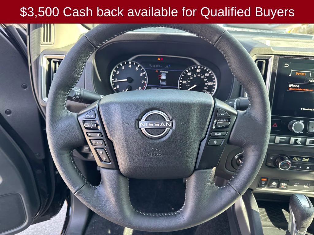 2026 Super Black Nissan Frontier SV 4X4 Truck