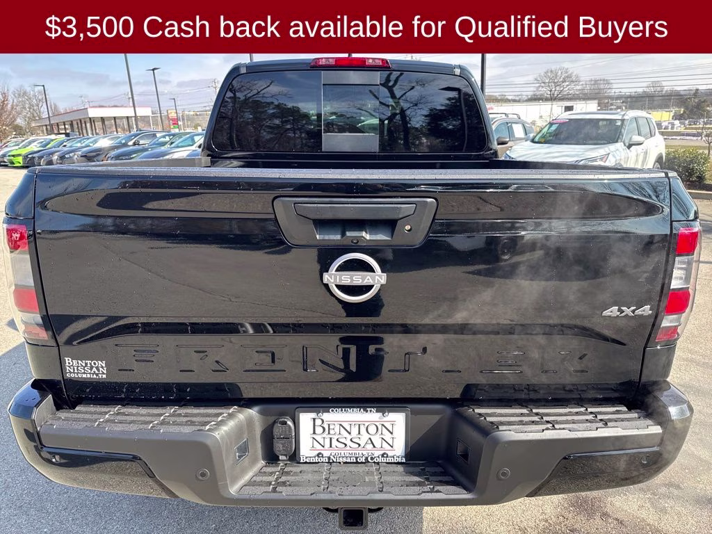 2026 Super Black Nissan Frontier SV 4X4 Truck