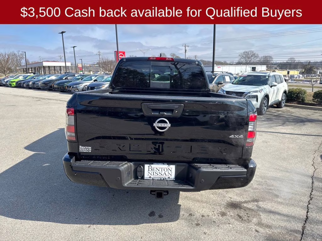 2026 Super Black Nissan Frontier SV 4X4 Truck