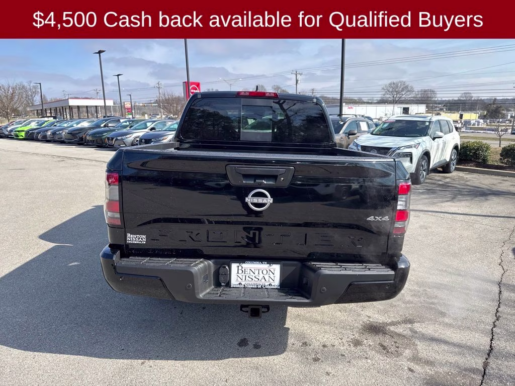 2026 Super Black Nissan Frontier SV 4X4 Truck