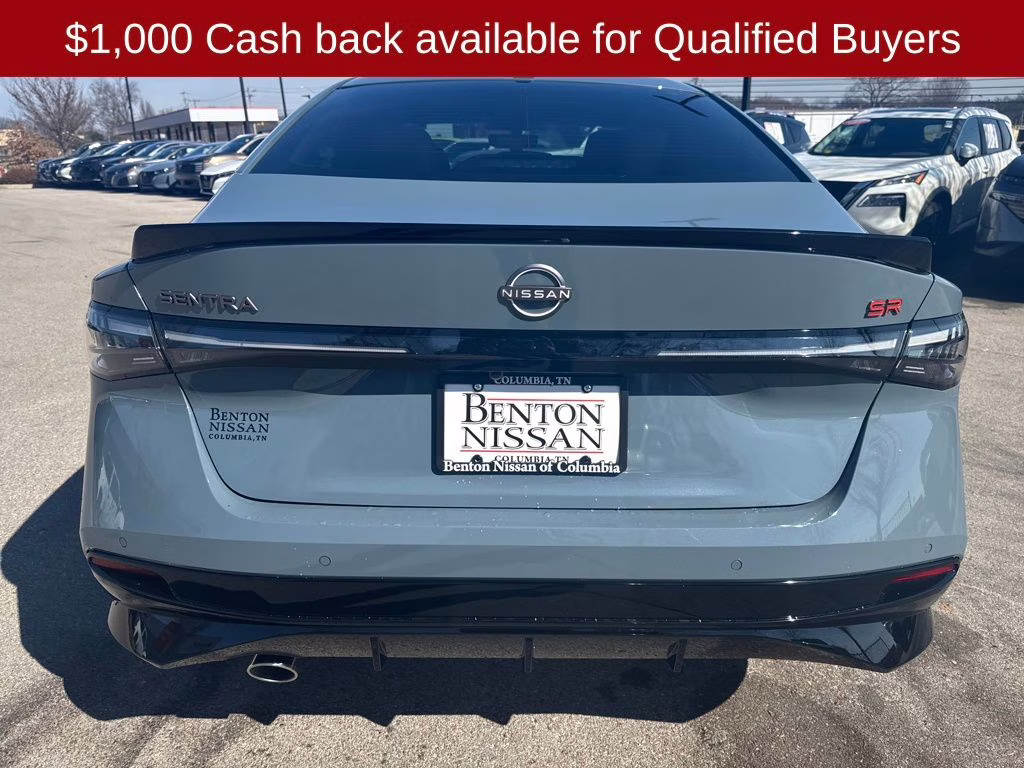 2026 Atlantic Gray Metallic Nissan Sentra SR FWD Sedan