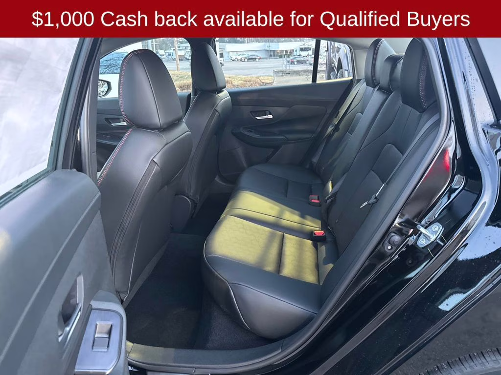 2026 Super Black Nissan Sentra SR FWD Sedan