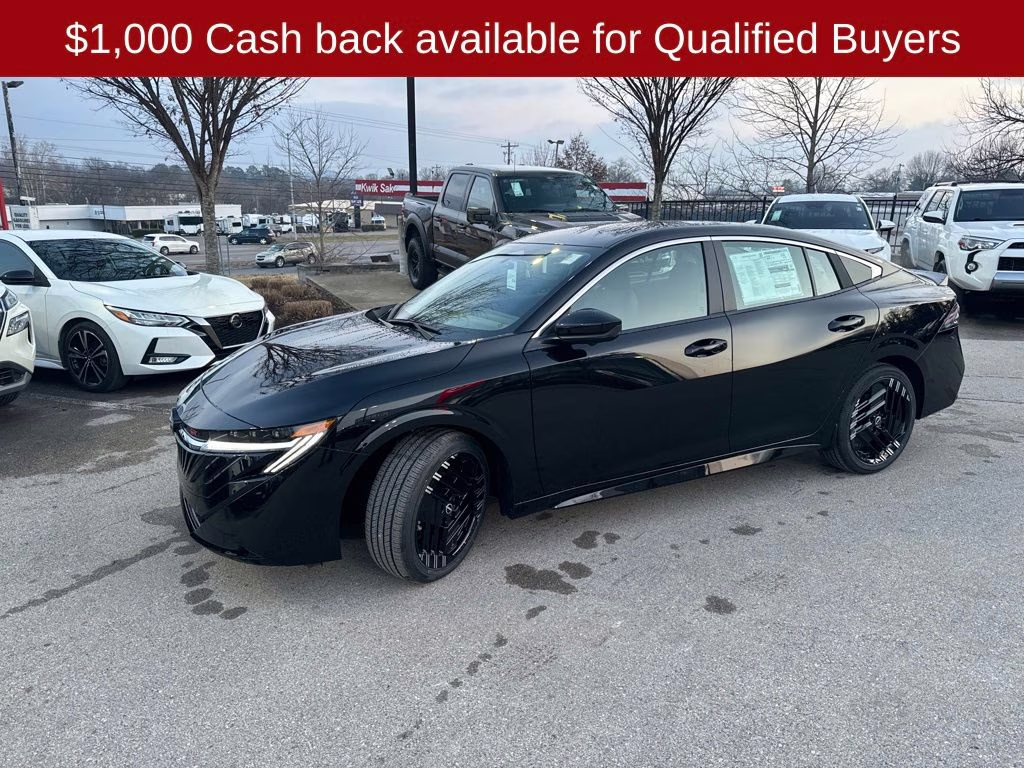 2026 Super Black Nissan Sentra SR FWD Sedan