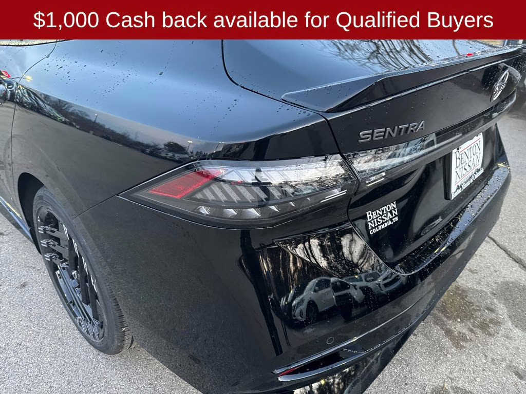 2026 Super Black Nissan Sentra SR FWD Sedan