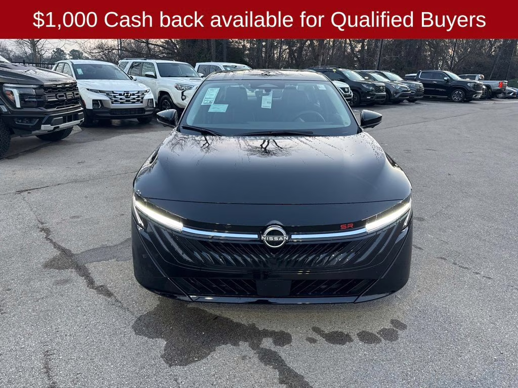 2026 Super Black Nissan Sentra SR FWD Sedan