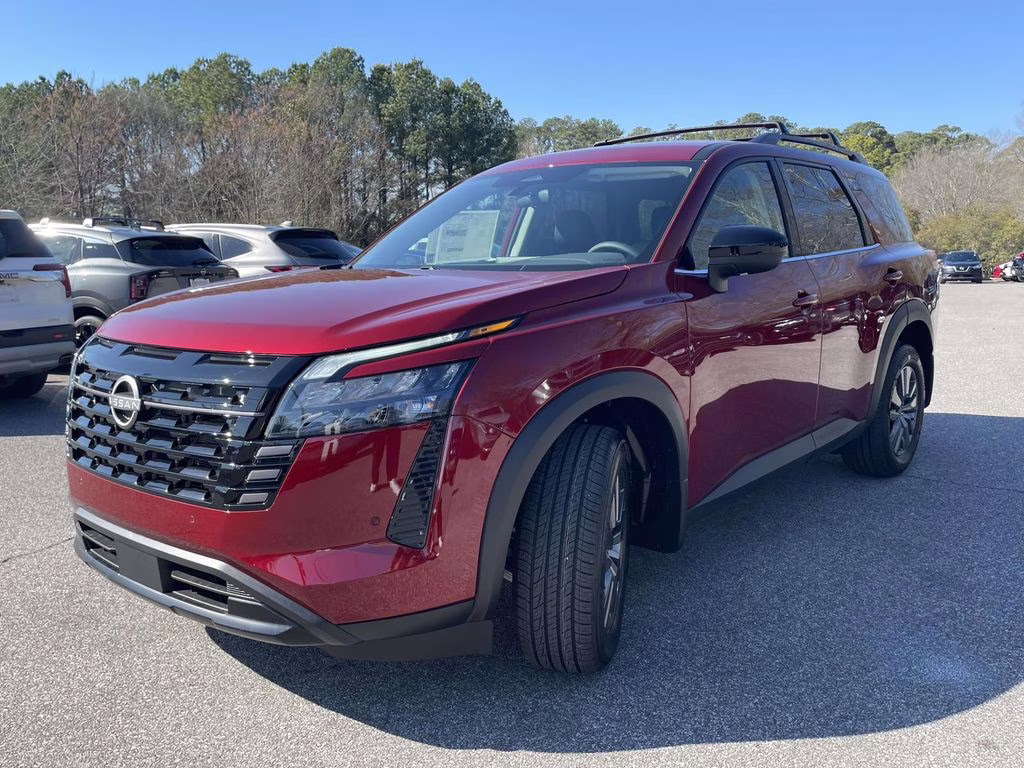 2026 Scarlet Ember Tintcoat Nissan Pathfinder SV 4X4 SUV