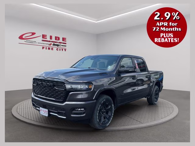 2026 Granite Crystal Metallic Clearcoat Ram 1500 Big Horn Night Edition 4X4 Truck