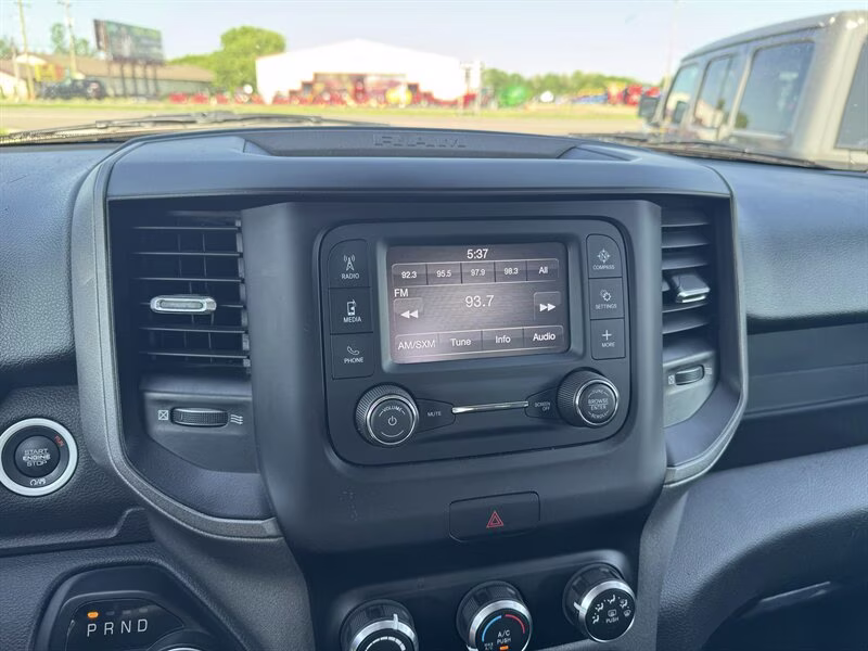 2021 Bright White Clear Coat Ram 1500 Tradesman 4X4 Truck