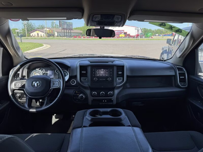 2021 Bright White Clear Coat Ram 1500 Tradesman 4X4 Truck