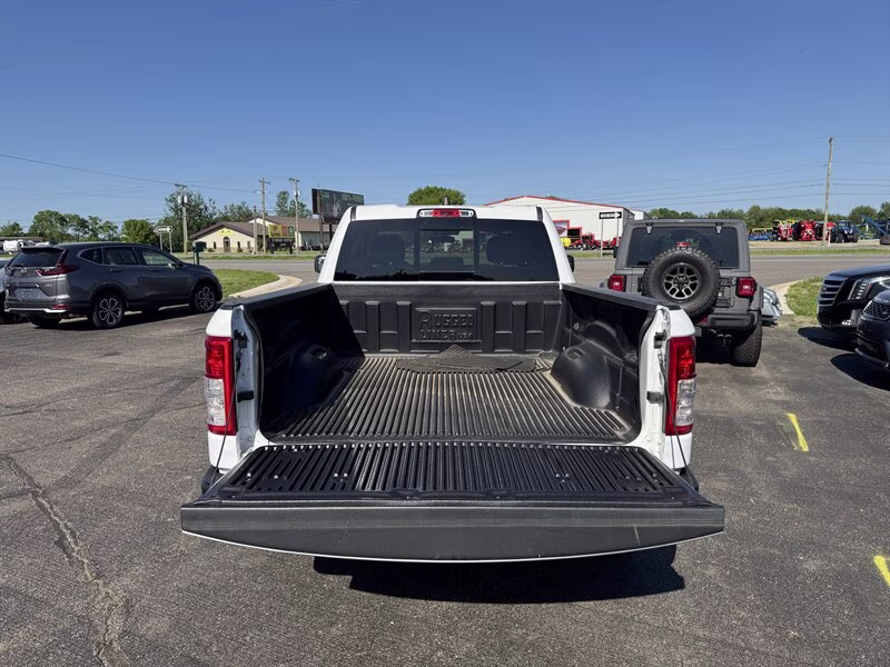 2021 Bright White Clear Coat Ram 1500 Tradesman 4X4 Truck