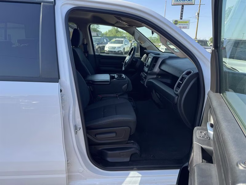 2021 Bright White Clear Coat Ram 1500 Tradesman 4X4 Truck