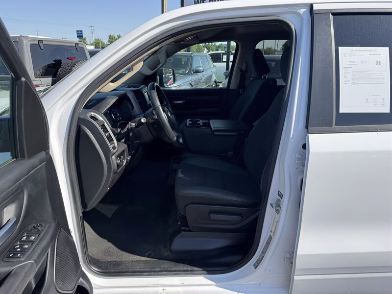 2021 Bright White Clear Coat Ram 1500 Tradesman 4X4 Truck
