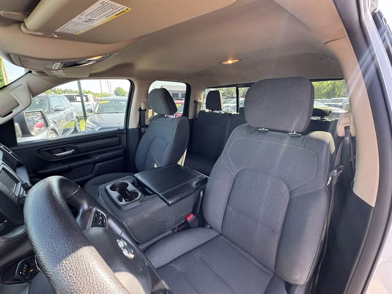 2021 Bright White Clear Coat Ram 1500 Tradesman 4X4 Truck