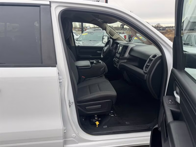 2021 Bright White Clear Coat Ram 1500 Tradesman 4X4 Truck