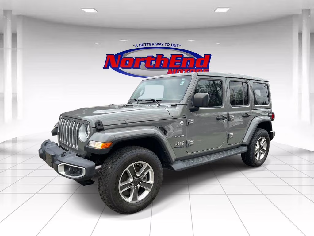 2021 Sting-Gray Clearcoat Jeep Wrangler Unlimited Sahara 4X4 SUV