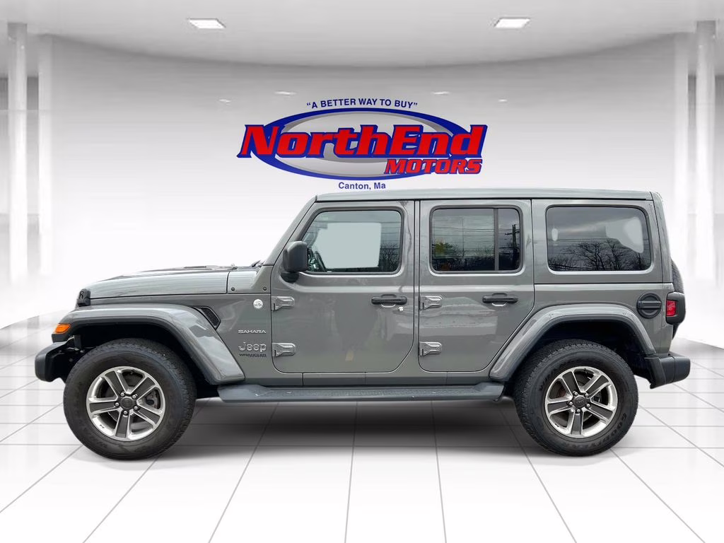 2021 Sting-Gray Clearcoat Jeep Wrangler Unlimited Sahara 4X4 SUV