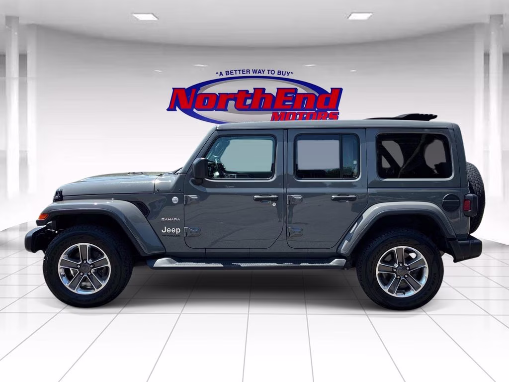 2021 Sting-Gray Clearcoat Jeep Wrangler Unlimited Sahara 4X4 SUV