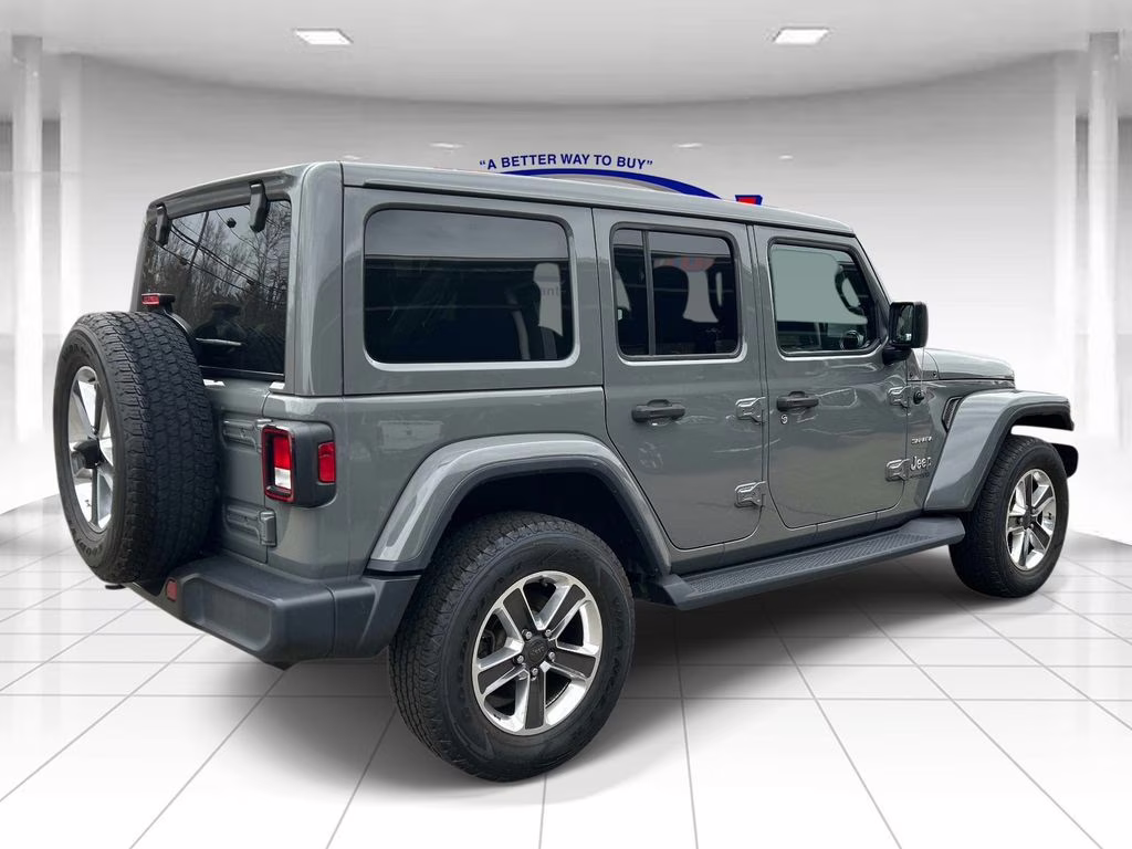 2021 Sting-Gray Clearcoat Jeep Wrangler Unlimited Sahara 4X4 SUV
