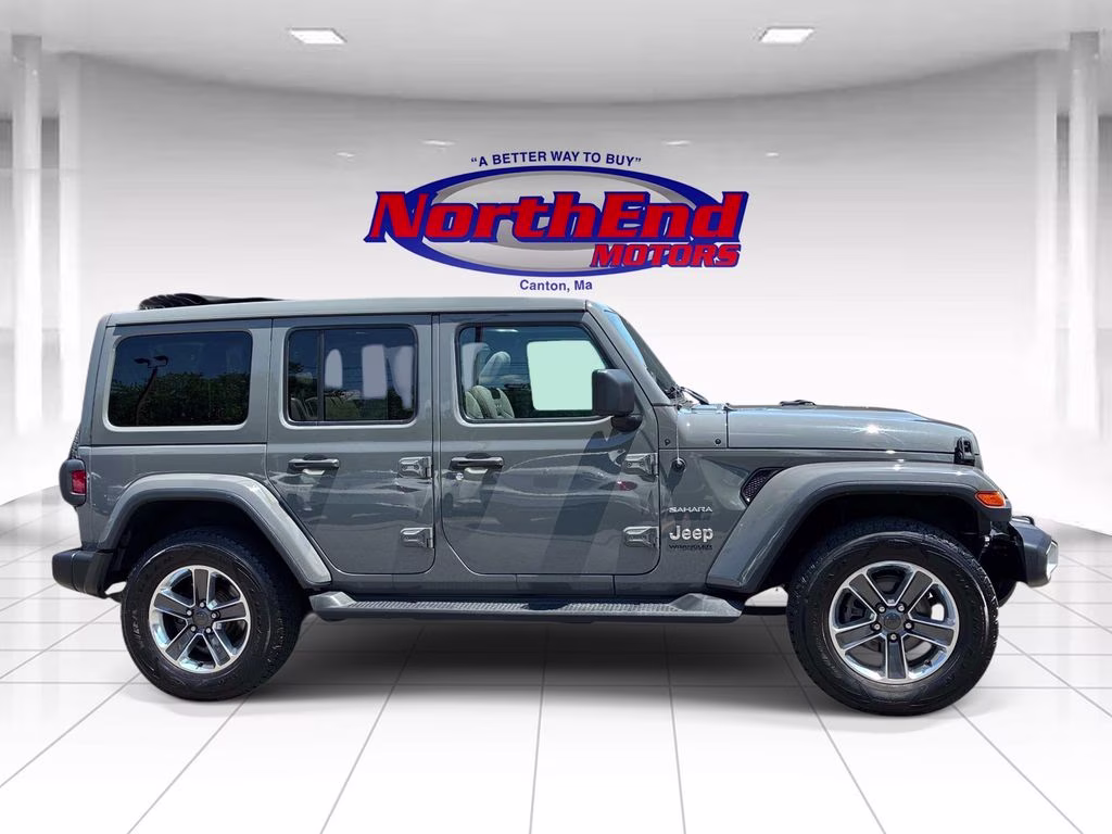 2021 Sting-Gray Clearcoat Jeep Wrangler Unlimited Sahara 4X4 SUV
