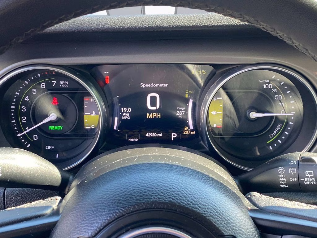 2023 Bright White Clearcoat Jeep Wrangler Willys 4xe 4X4 SUV