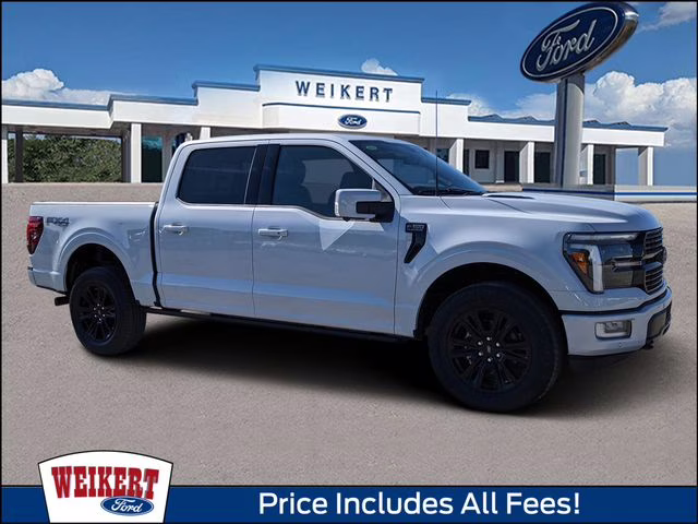 2025 Space White Metallic Ford F-150 Platinum 4X4 Truck