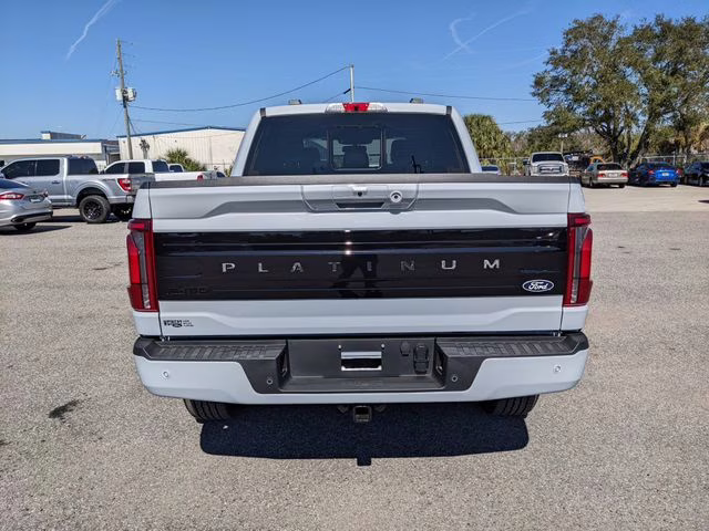 2025 Space White Metallic Ford F-150 Platinum 4X4 Truck