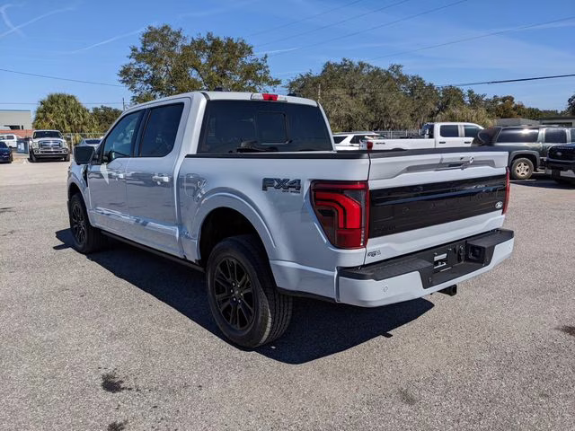 2025 Space White Metallic Ford F-150 Platinum 4X4 Truck