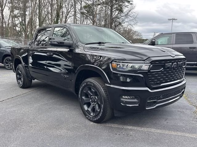 2026 Diamond Black Crystal Pearlcoat Ram 1500 Big Horn 4X4 Truck