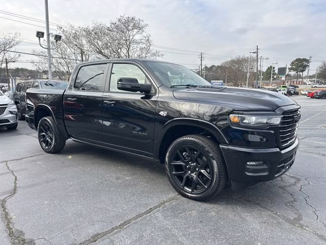 2026 Diamond Black Crystal Pearlcoat Ram 1500 Laramie 4X4 Truck