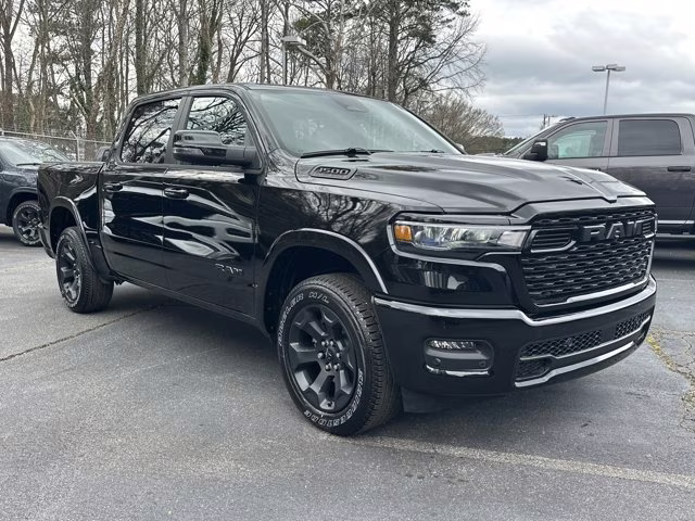 2026 Diamond Black Crystal Pearlcoat Ram 1500 Big Horn 4X4 Truck