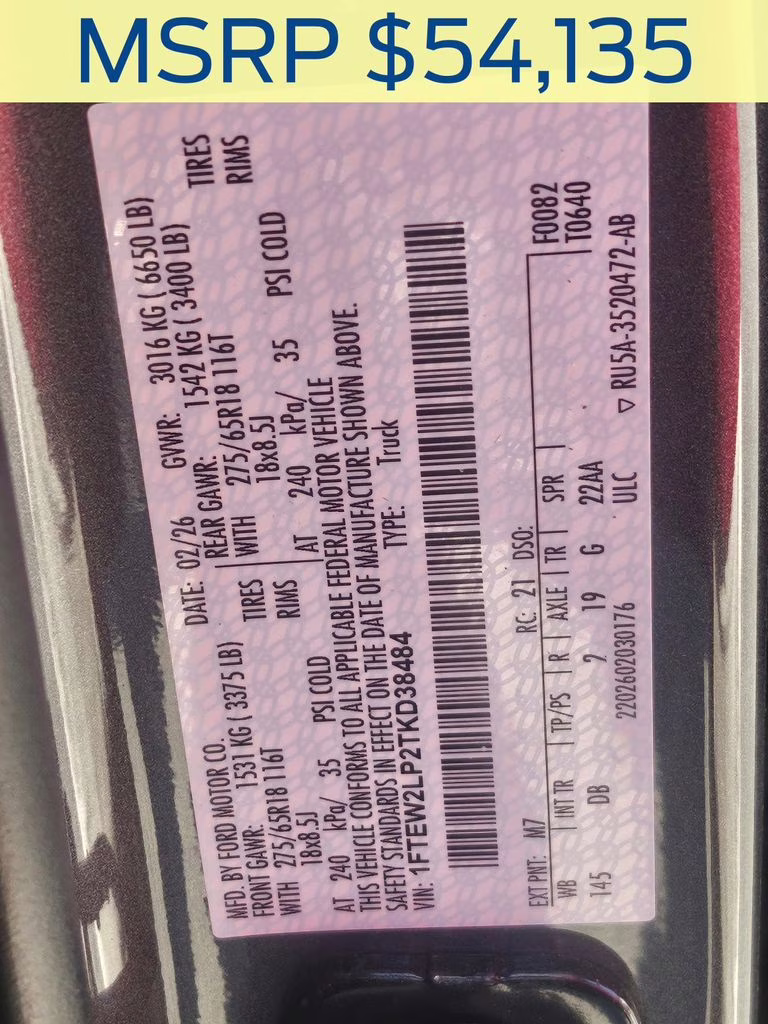 2026 Carbonized Gray Metallic Ford F-150 STX 4X4 Truck