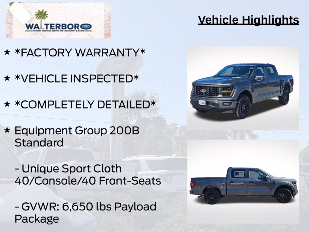 2026 Carbonized Gray Metallic Ford F-150 STX 4X4 Truck