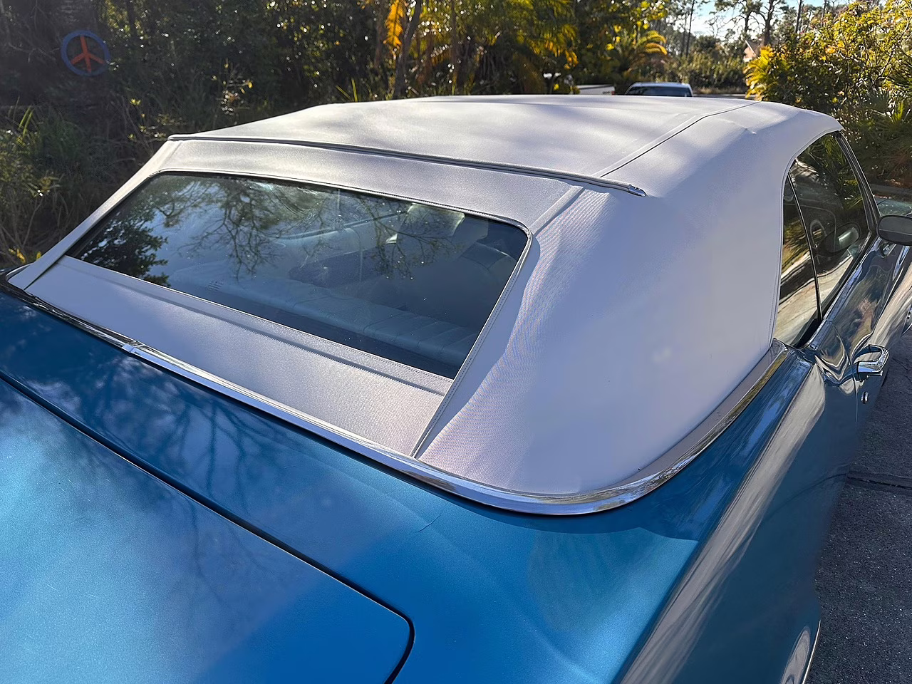 1971 Blue Oldmobile Cutlass 455 Factory A/C Convertible