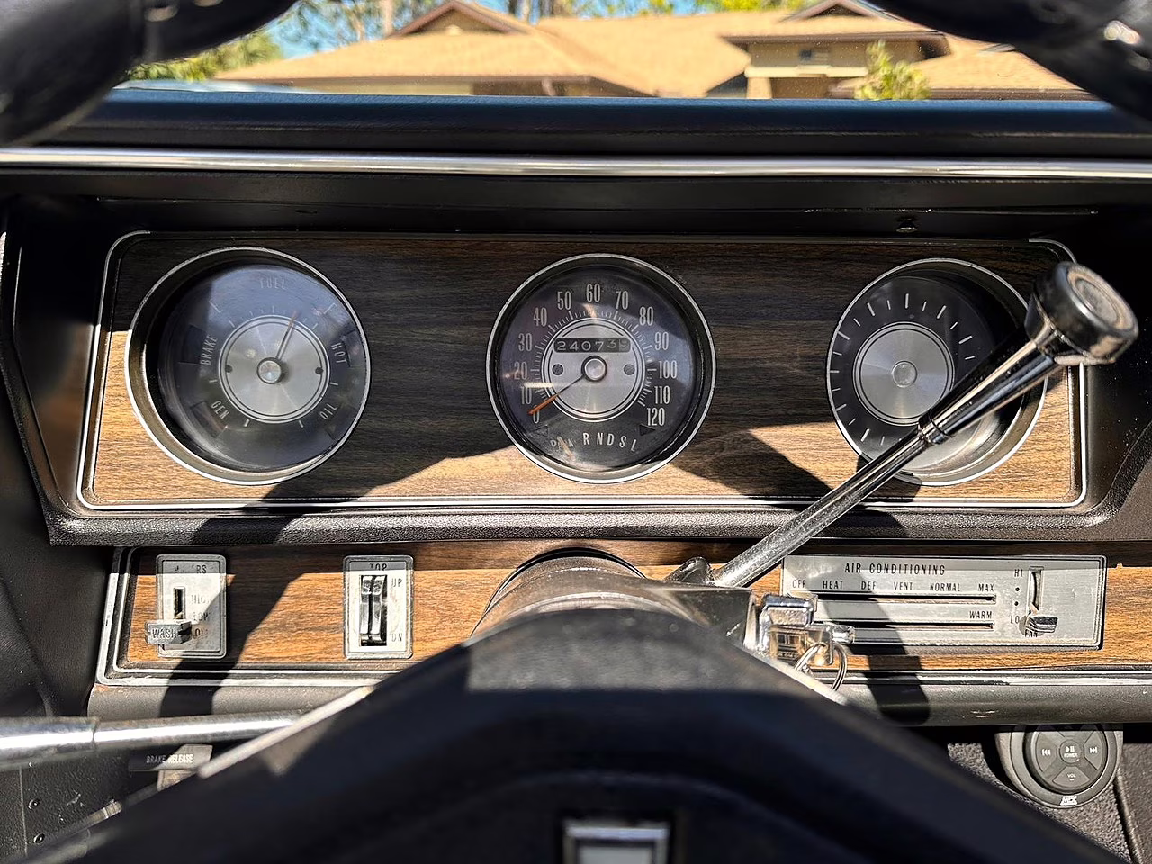 1971 Blue Oldmobile Cutlass 455 Factory A/C Convertible