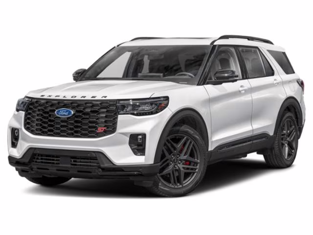 2026 Space White Metallic Ford Explorer ST 4X4 SUV
