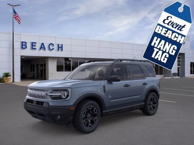 2026 Azure Gray Metallic Tri-Coat Ford Bronco Sport Outer Banks 4X4 SUV