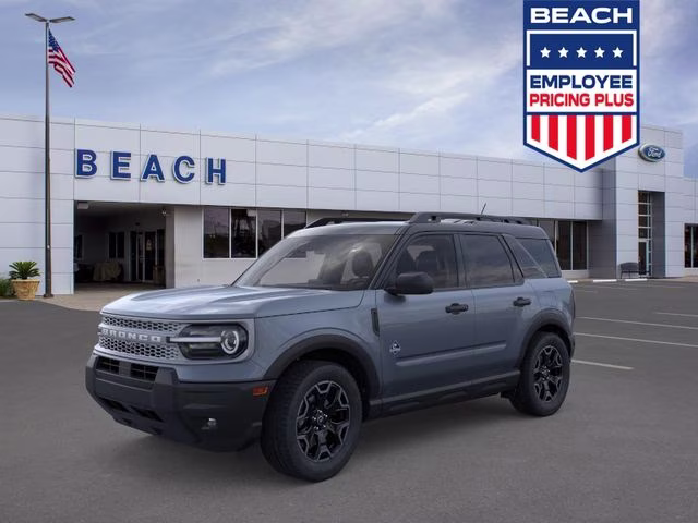 2026 Azure Gray Metallic Tri-Coat Ford Bronco Sport Outer Banks 4X4 SUV