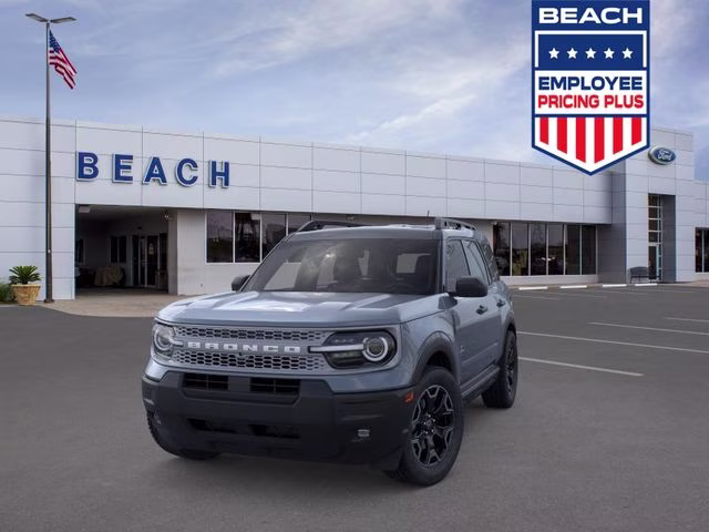 2026 Azure Gray Metallic Tri-Coat Ford Bronco Sport Outer Banks 4X4 SUV