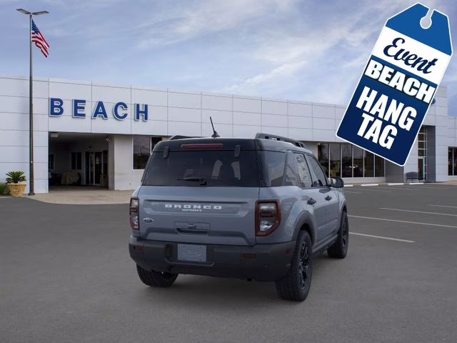 2026 Azure Gray Metallic Tri-Coat Ford Bronco Sport Outer Banks 4X4 SUV