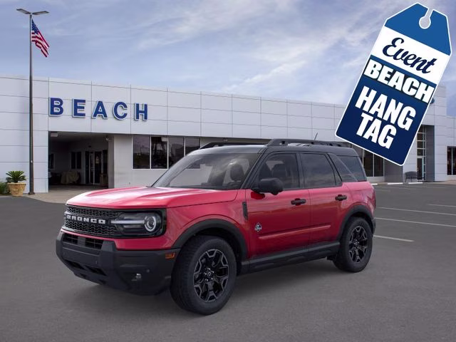 2026 Ruby Red Metallic Tinted Clearcoat Ford Bronco Sport Outer Banks 4X4 SUV