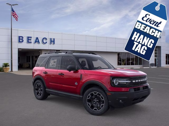 2026 Ruby Red Metallic Tinted Clearcoat Ford Bronco Sport Outer Banks 4X4 SUV