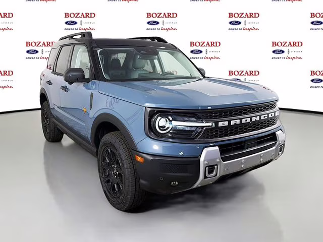 2026 Azure Gray Metallic Tri-Coat Ford Bronco Sport Badlands 4X4 SUV