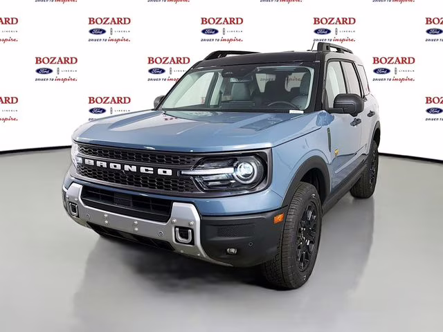 2026 Azure Gray Metallic Tri-Coat Ford Bronco Sport Badlands 4X4 SUV