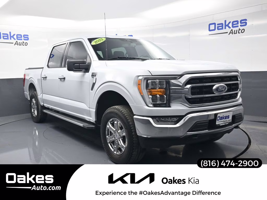 2022 White Metallic Ford F-150 XLT 4X4 Truck