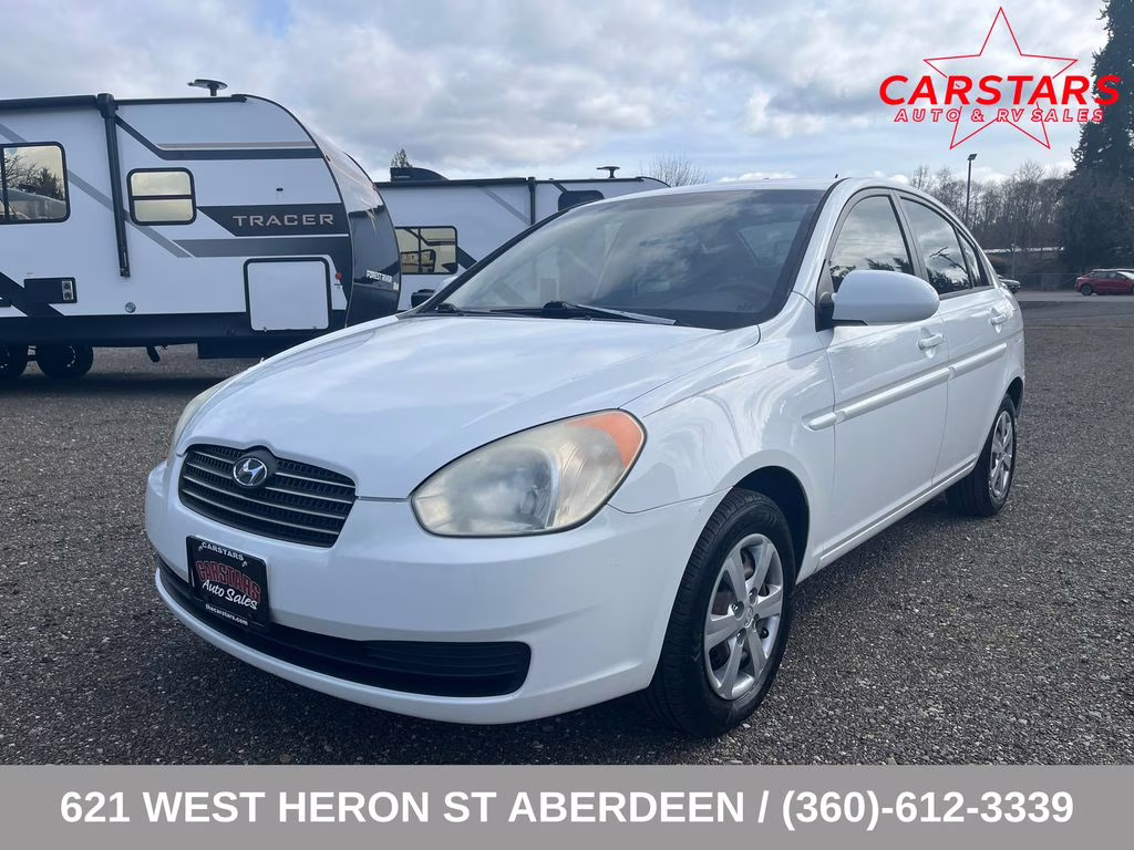 2009 Nordic White Hyundai Accent GLS FWD Sedan
