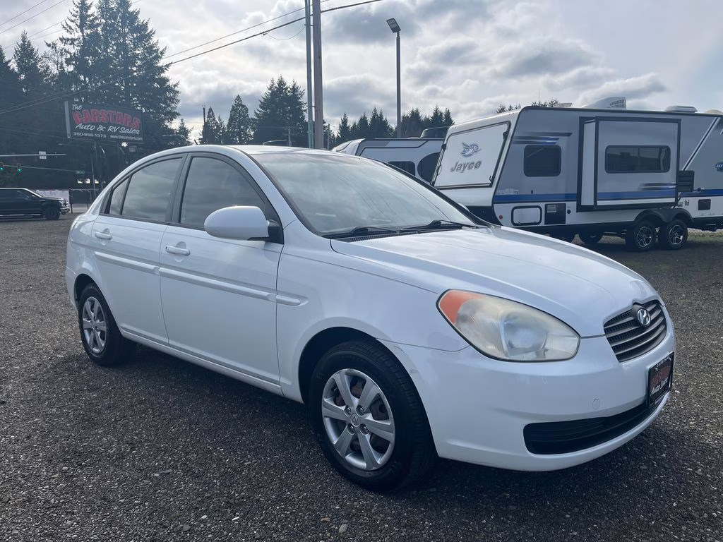 2009 Nordic White Hyundai Accent GLS FWD Sedan